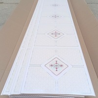 HOMEY DECORATION Panel de diseño pop PVC impermeable techo de madera falso techo para pasillo