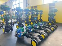 Katup Kontrol Baja Cor 316 Tugas Berat Pasokan Pabrik dengan Desain Plug Terpandu Persentase Sama untuk Uap