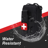 Trousse médicale Risenmed en nylon, 10 pièces, trousse de traumatisme avec garrot, trousse de premiers secours d'urgence et de survie