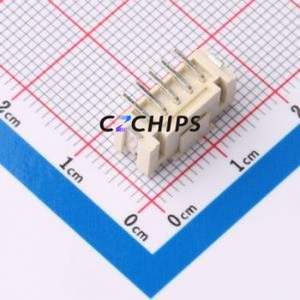 ZX-PH2.0-LT5P Wire-to-Board Pin Header SMD,P=2mm Connector 1x5P 2mm Vertical Mount PH - Product Image 2