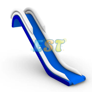 수영장 폰툰과 요트 보트에 대한 풍선 워터 슬라이드 상업용 거대한 풍선 플로팅 워터 슬라이드 - Product Image 5