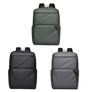 Sac à dos pour <span class=keywords><strong>ordinateur</strong></span> <span class=keywords><strong>portable</strong></span> en PU durable et résistant à l'usure, avec logo personnalisé, pour hommes, style simple, décontracté, idéal pour le bureau, les étudiants et le quotidien. - Product Image 2