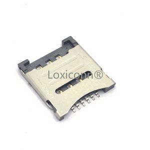 Đầu Nối Thẻ <span class=keywords><strong>Sim</strong></span> Chống Nghiền Loại Kéo Đẩy Chất Lượng Cao Đầu Nối Ổ Cắm Micro <span class=keywords><strong>Sim</strong></span> 6 Pin Đầu Nối Khe Cắm Thẻ 1.8H - Product Image 2