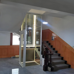 Harga terbaik <span class=keywords><strong>Lift</strong></span> <span class=keywords><strong>Lift</strong></span> rumah kabin kaca perumahan untuk 2-8 lantai apartemen rumah kecil