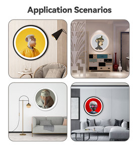 Layar Bundar Led 23.6 Inci Tampilan Layar Lcd Melingkar Bingkai Foto Digital untuk Iklan - Product Image 5