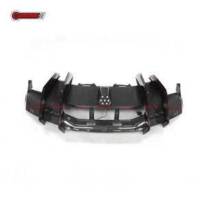 Diffuseur arrière en carbone sec compatible Lamborghini Revuelto, style DK, amélioration aérodynamique, directement de l'usine - Product Image 5