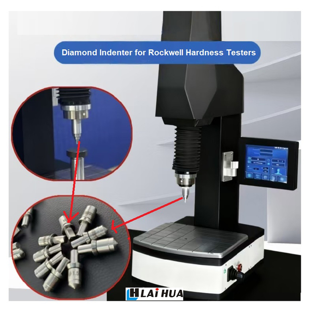 Universal Model a Grade Test Diamonds Rockwell Hardness Tester Indenter 120° Diamond Penetrator HRA / HRC Diamond Indenter