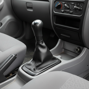 Hyundai Accent Compatible Black Gear <b>Shift</b> Boot and Car Gear <b>Knob</b> 1995-2000 TR - Product Image 3