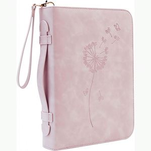 Estuche de transporte con diseño floral, muestra gratuita de fábrica, bolsa protectora para Biblia de cuero PU, funda para Biblia. - Product Image 2