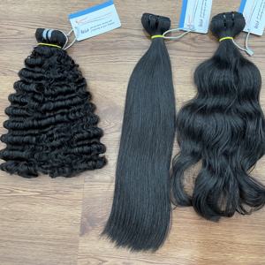 Proveedor vietnamita líder en cabello, cabello humano virgen de trama rizado birmano vietnamita crudo, disponible para envío inmediato - Product Image 3