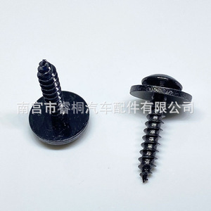 Vis autotaraudeuse à tête ronde Phillips Shuangxuan M4x21 avec rondelle en acier, usage général - Product Image 1