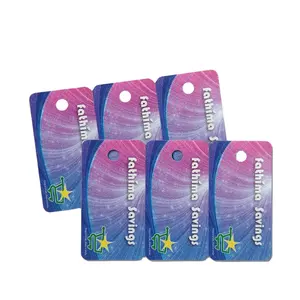 忠诚组合卡 & 3-up钥匙标签条形码三重聚氯乙烯塑料印刷胶印磁卡塑料礼品券卡
