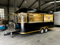 Chariot de cuisine mobile multifonctionnel en acier inoxydable pour hot-dogs, burgers, glaces et snacks – Remorque alimentaire de rue extérieure résistante à la rouille