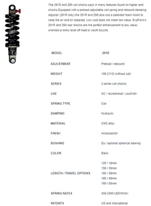 <span class=keywords><strong>Ammortizzatore</strong></span> posteriore a molla elicoidale <span class=keywords><strong>MTB</strong></span> elettrico KS 291R - Product Image 5