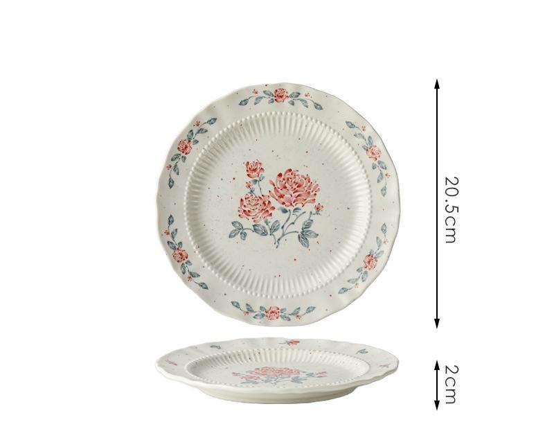 Plato blanco de 8 pulgadas