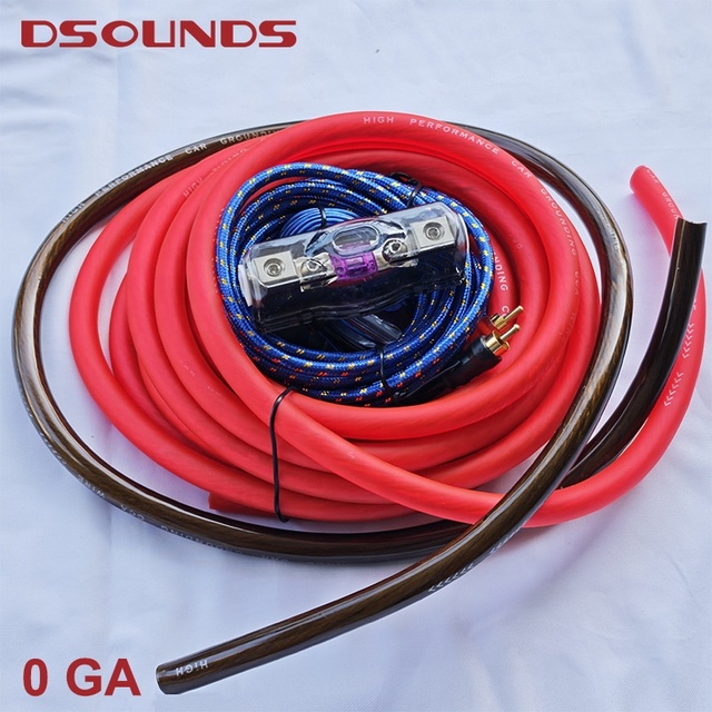 High Quality Car Audio Stereo Power Cable Car Audio Wire Wiring Amplifier Kit Car Amplifier Wiring Kit Subwoofer Speaker Wire