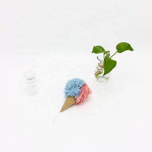 Forme de crème glacée enfants éponge de <span class=keywords><strong>bain</strong></span> luffa bouffée de douche exfoliante pour le nettoyage du corps éponge de <span class=keywords><strong>bain</strong></span> écolog - Product Image 6