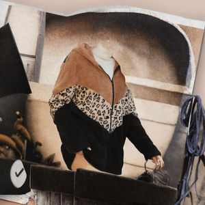 New Arrival Women's <b>Zipper</b> Pullover Long Jackets Quality Solid Fleece Coats Hood Winter Season Polyester Warm Fashion Clothing - Product Image 5