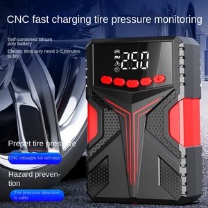 Large-Capacity 29600mWh Portable Car Tyre Air <b>Pump</b> Jump New <b>Battery</b> Booster Power Bank Charger Lithium <b>Battery</b> Pack - Product Image 1