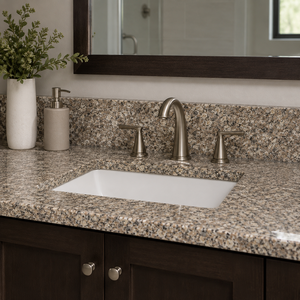 UNION G636V Polished Cut-To-Size <b>Granite</b> Slab Brown Speckled Modern Stone for Countertop Building Facade - Product Image 4