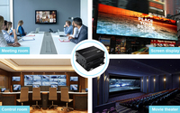 Extensor KVM HDMI VCOM 1920*1080P 60Hz sobre Cable Ethernet Cat5e/Cat6/Cat7 RJ45 con Salida IP en Bucle hasta 200m 656 pies