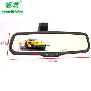 Moniteur de rétroviseur de voiture Saferdriving 4,3 pouces, rétroviseur de voiture à atténuation automatique, luminosité réglable, moniteur de recul, Araba <span class=keywords><strong>XY</strong></span>-2503 - Product Image 4
