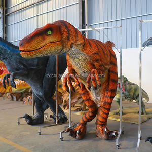 DZ Costume da dinosauro Animatronic realistico a piedi personalizzabile per eventi di festa presso il parco dei dinosauri giurassici - Product Image 3
