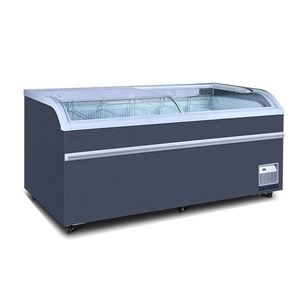 Congélateur commercial avec grande capacité, porte coulissante en verre, économe en énergie, pour supermarché et épicerie - Product Image 1