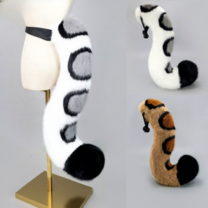 Cola <span class=keywords><strong>de</strong></span> <span class=keywords><strong>Leopardo</strong></span> Peluda, Cola <span class=keywords><strong>de</strong></span> <span class=keywords><strong>Leopardo</strong></span> <span class=keywords><strong>de</strong></span> <span class=keywords><strong>las</strong></span> <span class=keywords><strong>Nieves</strong></span> para <span class=keywords><strong>Disfraz</strong></span> <span class=keywords><strong>de</strong></span> Fursuit con Correa Ajustable, Linda Cola <span class=keywords><strong>de</strong></span> Animal para <span class=keywords><strong>Disfraz</strong></span> <span class=keywords><strong>de</strong></span> Furry - Product Image 4