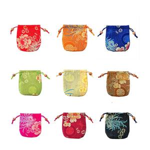 Bolsa de Almacenamiento Vintage de Yute Satinado Reciclable de 10*10cm, Bolsa de Regalo con Cordón para Empaque de Joyería, Bodas y Cumpleaños - Product Image 6