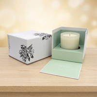 Boîtes cadeaux de luxe en carton rigide entièrement personnalisées pour bougies, vente en gros