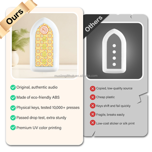 ZIKI TIME ZK3S-02 Zikir & Ruqyah, cadeau islamique musulman, lecture automatique 24h/24, lampe LED intelligente à brancher sur prise murale, haut-parleur <span class=keywords><strong>de</strong></span> sourate du Coran - Product Image 5