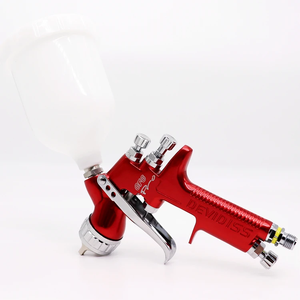 <span class=keywords><strong>Pistolet</strong></span> de pulvérisation haute pression DEVIDISS GFG Pro HVLP, buse de 1,3 mm, 600 ml, alimentation <span class=keywords><strong>pneumatique</strong></span>, 250 PSI, garantie 3 ans, peinture automobile - Product Image 5