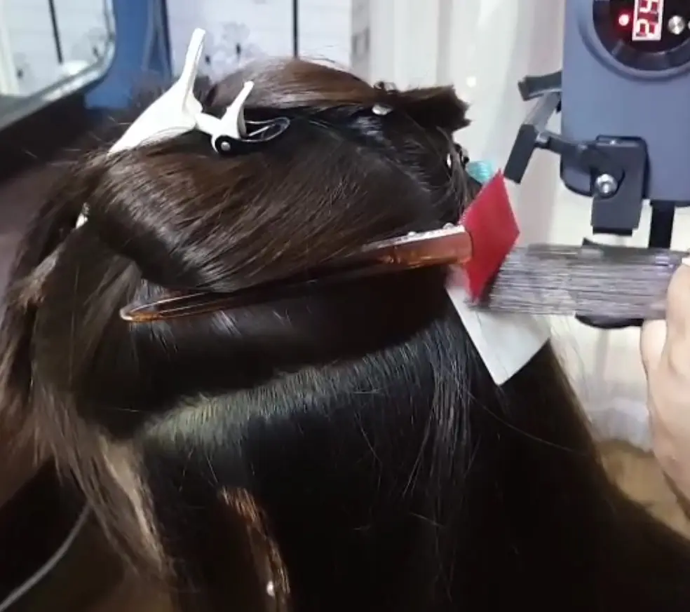 Extension de cheveux pré-collée pour Salon de coiffure, Machine non Style 6D