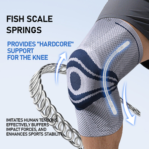 Ginocchiera a Scaglie di Pesce con Supporto Rinforzato per Stabilità Sportiva e Protezione Articolare, Opzione Logo Personalizzato, Unisex - Product Image 2