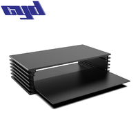 Boîtiers de boîte de jonction en métal Package de batterie personnalisé Boîtiers d'amplificateur d'instrument de projet électronique en alliage d'aluminium anodisé