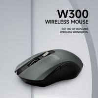 JERTECH W300 Harga Terjangkau Ergonomis Usb 3200 Dpi 3 Mode Tembak Lampu Bloody 6 Tombol Nirkabel Abu-abu Merah Mouse Gaming