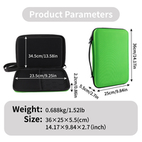 Housse pour ordinateur portable en EVA rigide colorée, antichoc, avec poignée portable, sac de rangement protecteur pour iPad Pro, ordinateur portable, tablette de 11 à 13 pouces