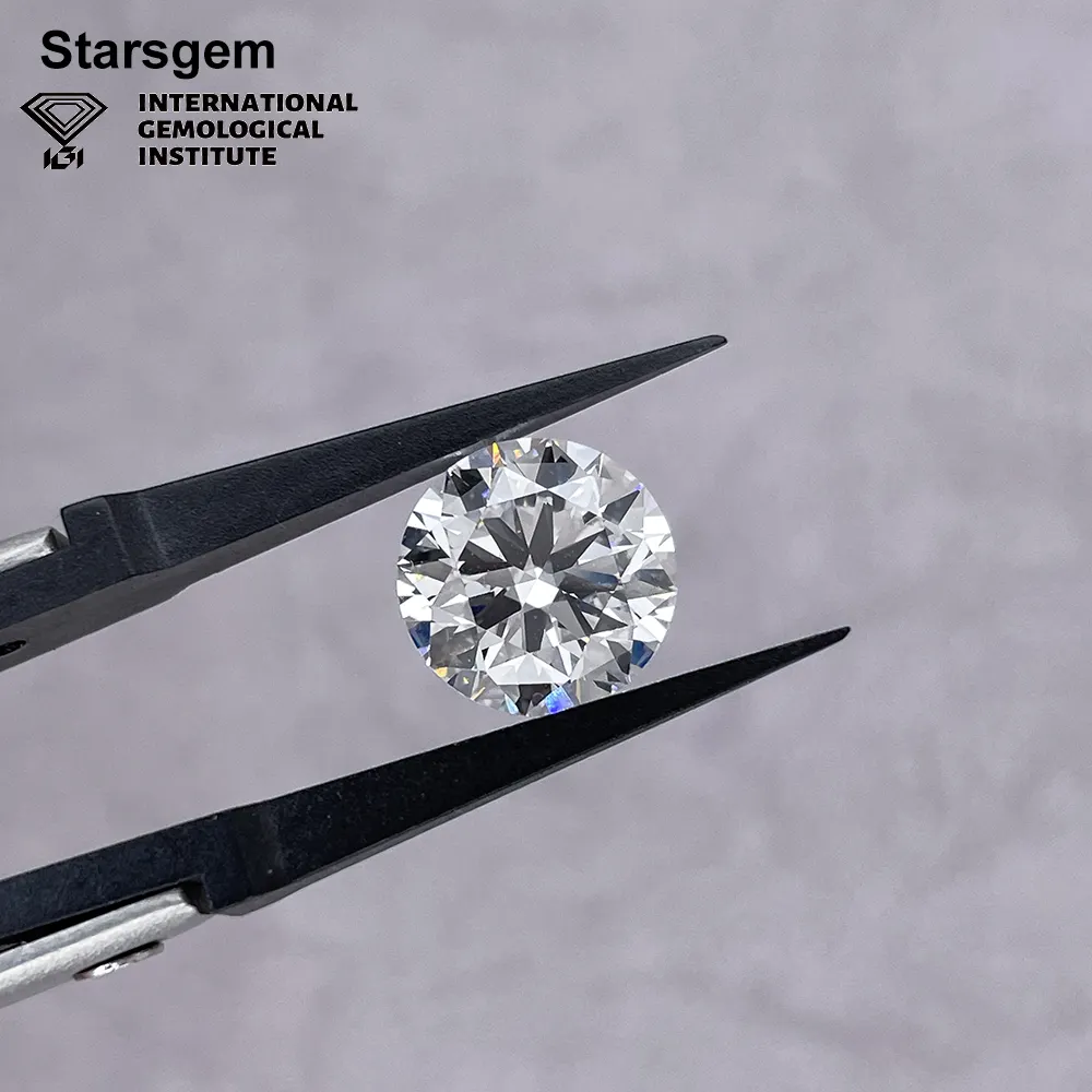 Certificato IGI GIA 0.5ct 1ct 1.5ct 2ct 3ct laboratorio all'ingrosso creato diamante sciolto HPHT CVD Lab Grown Diamond