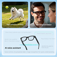 Lunettes intelligentes à détection de lumière, verres photochromiques, double microphone, réduction du bruit, caméra 12MP, 1080P, 300mAh, 32 Go de mémoire