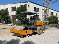 Compacteur vibrant à tambour unique de petite taille à prix abordable, 3, 4 et 5 tonnes, pour gravier/terre