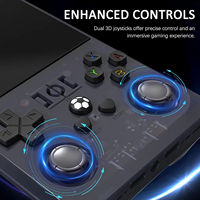 NKIWI 2025 R36Pro 640*480 Console de jeu d'arcade portable classique Lecteur de jeu rétro portable 128 Go de stockage intégré Mini X12
