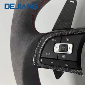 Volant sport en fibre de carbone pour Volkswagen VW GOLF <span class=keywords><strong>POLO</strong></span> MK6 MK7 avec affichage LED en fibre de carbone - Product Image 2