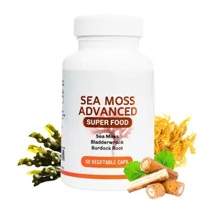 OEM Private Label Organic Sea Moss Advanced Super Food Capsule aumenta il sistema immunitario