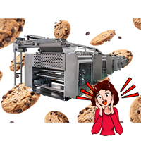 Machine à rouler la pâte à biscuits croustillants Oreo au lait et à la crème, écologique, pour la fabrication de biscuits sandwich et de craquelins