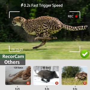 กล้องล่าสัตว์กลางแจ้ง Wi-Fi WiFi812Pro 4K 30MP, ถ่ายภาพกับดักถ่ายภาพเส้นทางกล้องอินฟราเรดที่มองไม่เห็นผ่านแอป - Product Image 5