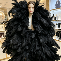 Vente en gros de boas en plumes d'autruche volumineux et moelleux de 3,5 m pour la burlesque, les spectacles télévisés, les spectacles sur scène et les décorations de fête
