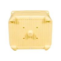 Grande glacière de couleur jaune 660L pour le stockage d'aliments froids Conteneur de poisson isolé pour fruits de mer