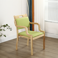 Ensemble table et chaises de cuisine en bois massif pour 4 personnes bjflamingo