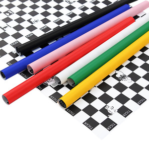 New Korean Checkerboard <strong>Pattern</strong> <strong>Paper</strong> Design Valentine's Day Florist Wrapping <strong>Paper</strong> for Flower Bouquets - Product Image 1